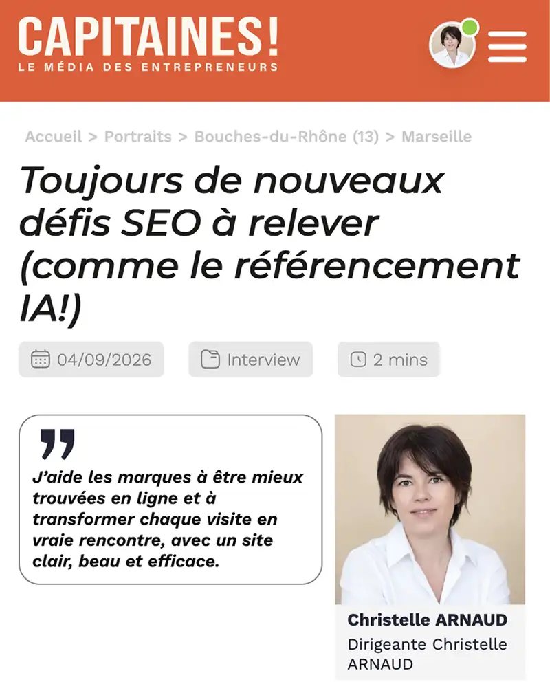interview dans le webzine Capitaines!